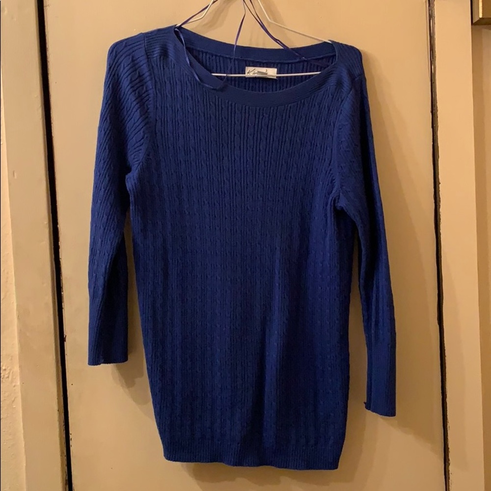 Blue sweater